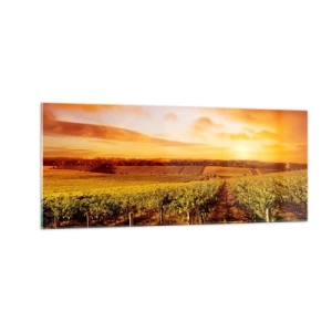 Impression sur verre - Image sur verre - Légèrement fruité avec une pointe de soleil - 100x40 cm