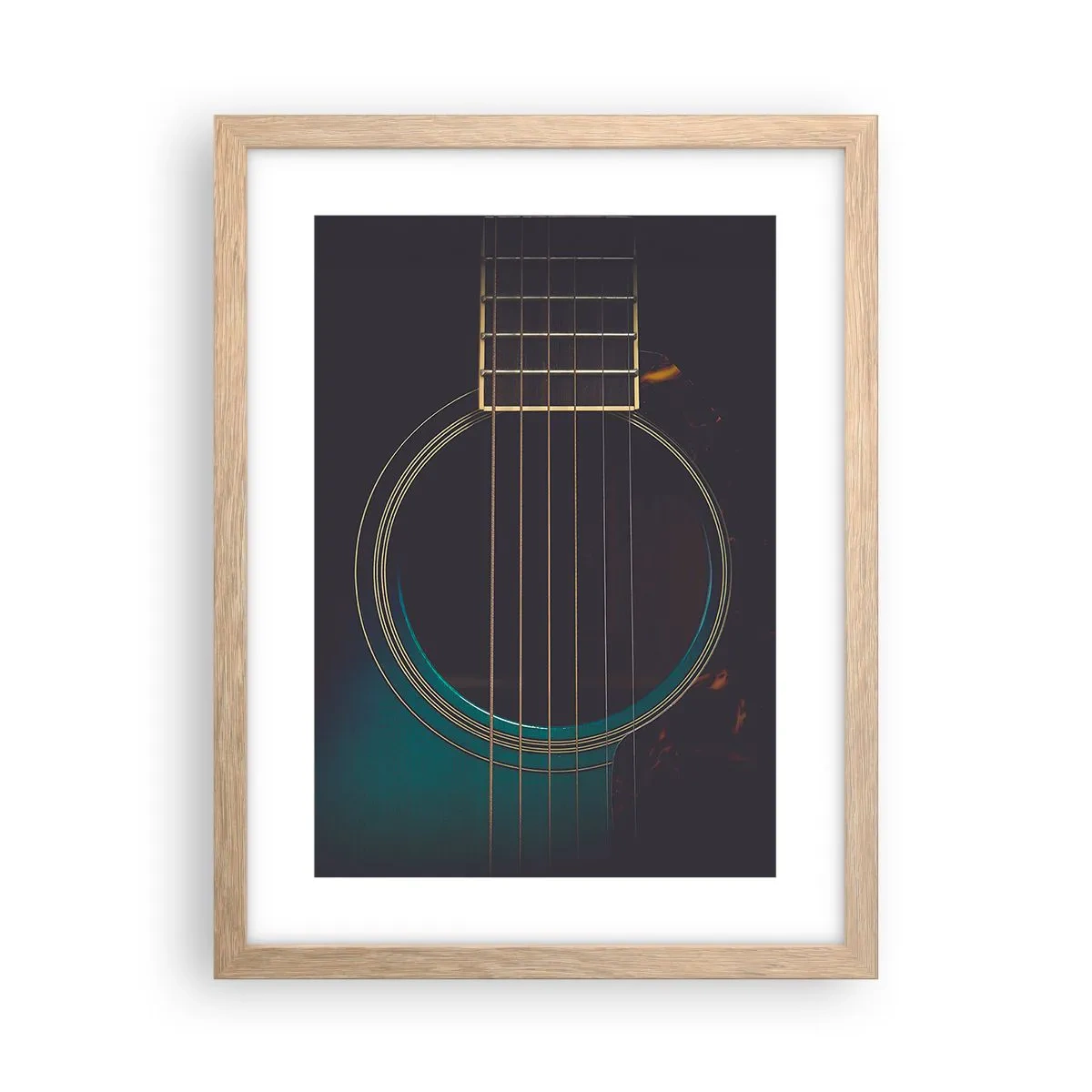 Affiche dans un chêne clair - Poster - Le calme avant la tempête - 30x40 cm