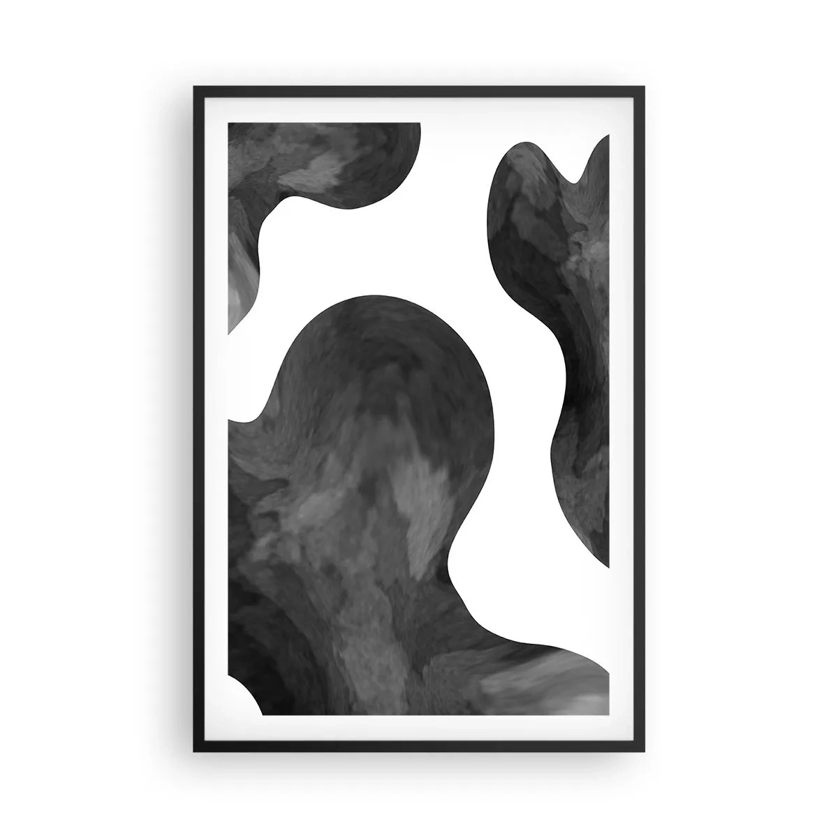 Affiche dans un cadre noir - Poster - La route du lait - 61x91 cm