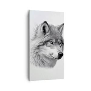 Impression sur toile - Image sur toile - Alpha – sans aucun doute - 55x100 cm