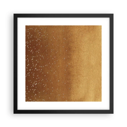 Affiche dans un cadre noir - Poster - Origine du monde - 40x40 cm