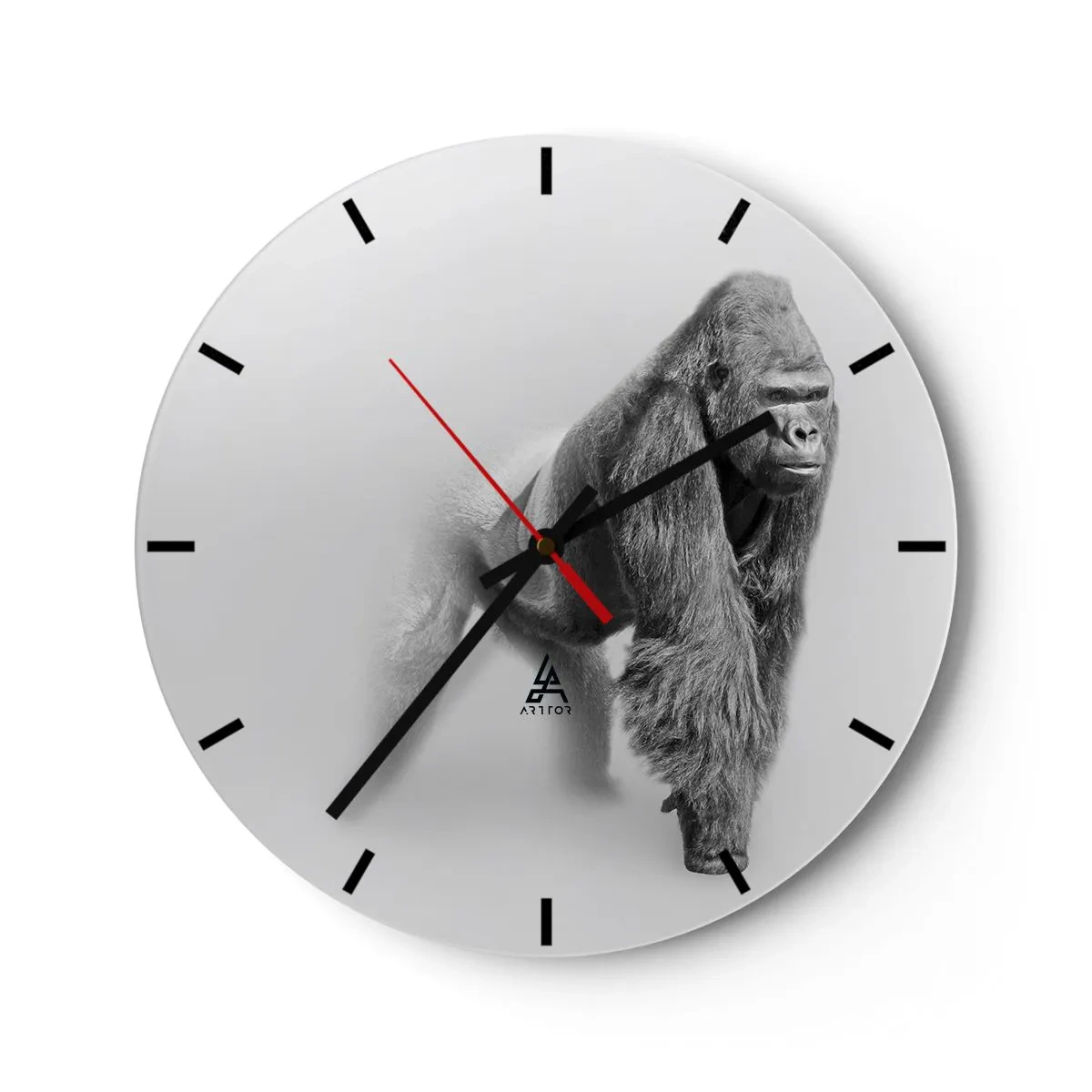 Horloge murale - Pendule murale - Confiant en sa force - 40x40 cm