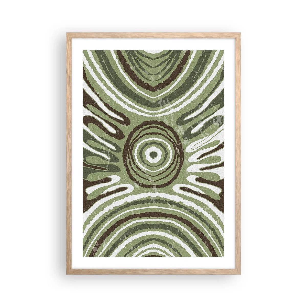 Affiche dans un chêne clair - Poster - Une explosion d'émotions - 50x70 cm