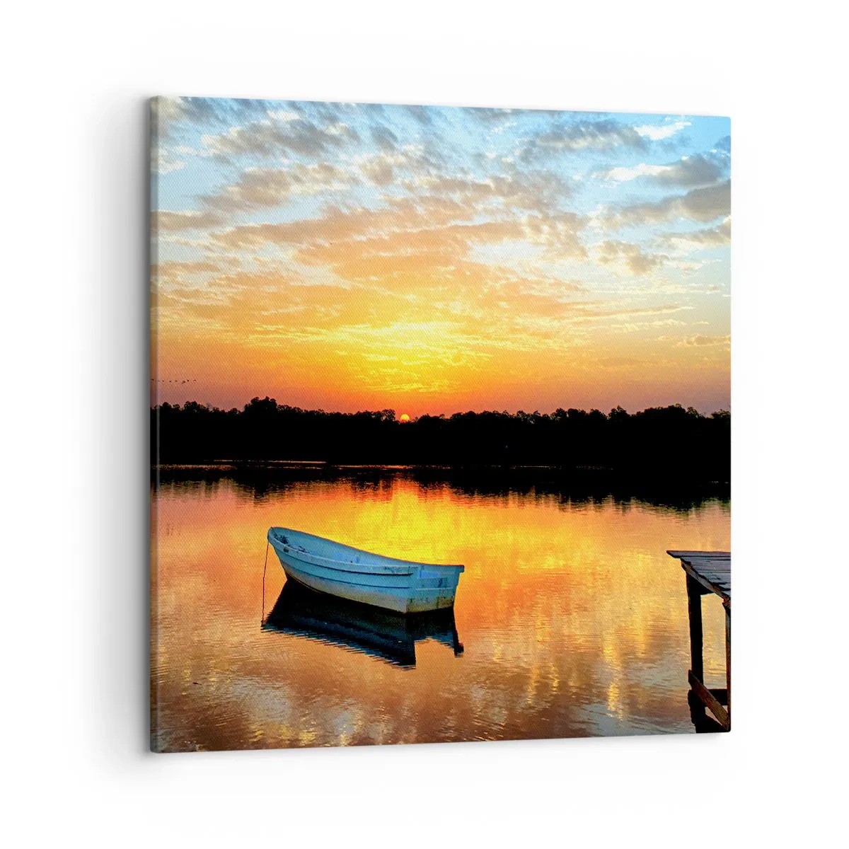 Impression sur toile - Image sur toile - Regardez, écoutez, méditez - 50x50 cm