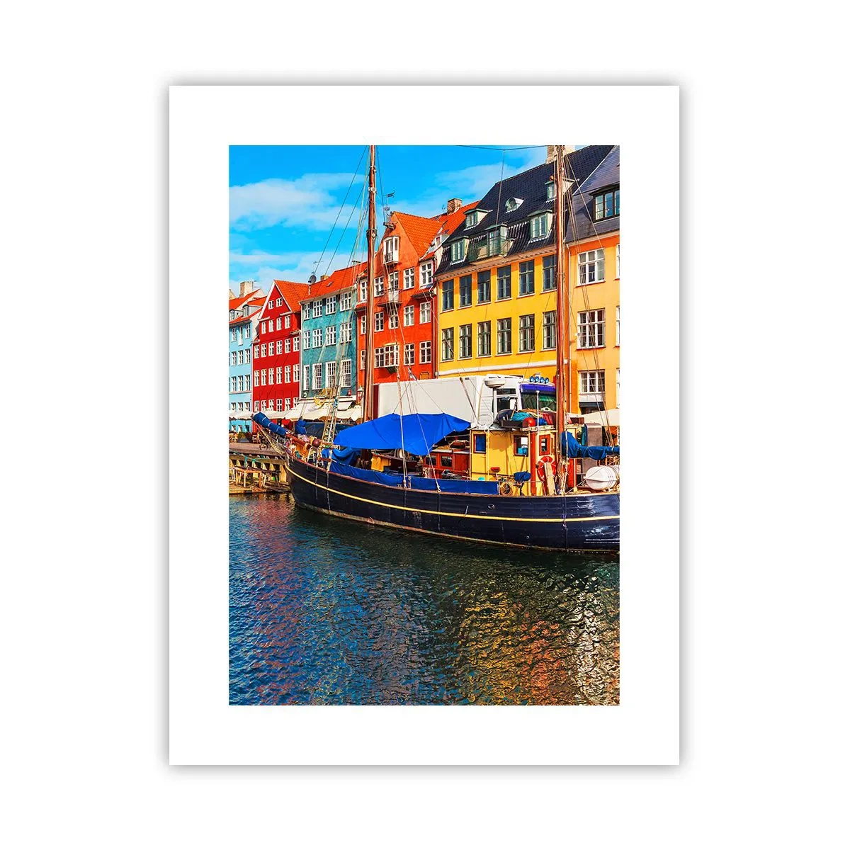Affiche - Poster - Quai joyeux - 30x40 cm
