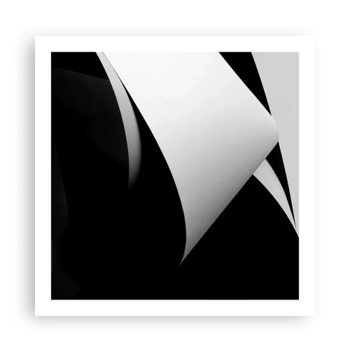 Affiche - Poster - Plans de lumière venus des profondeurs de l'ombre - 60x60 cm