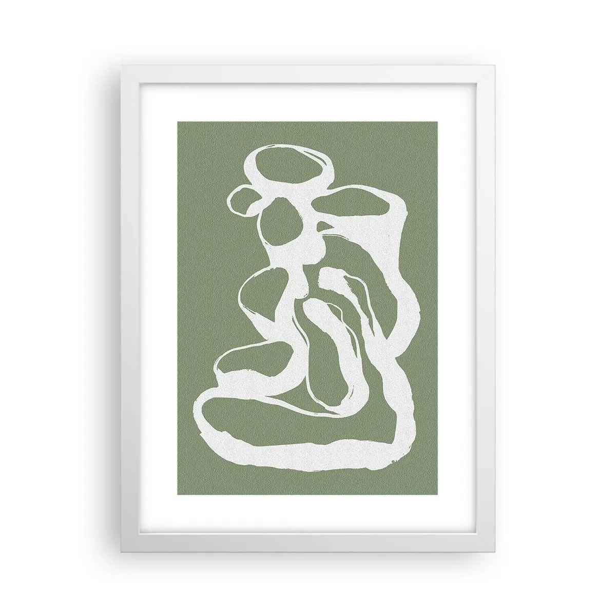 Affiche dans un cadre blanc - Poster - L'appel de l'espace - 30x40 cm