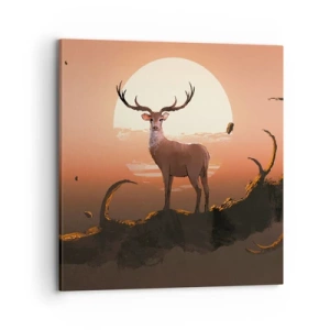 Impression sur toile - Image sur toile - Cette nuit ne ressemble à aucune autre - 70x70 cm