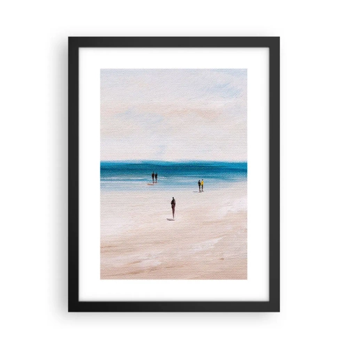 Affiche dans un cadre noir - Poster - Un besoin naturel - 30x40 cm