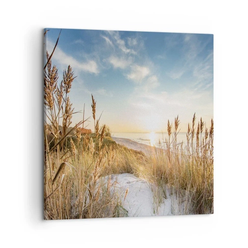 Impression sur toile - Image sur toile - Plage du nord - 60x60 cm
