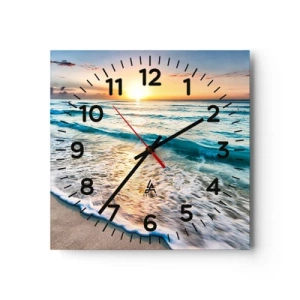 Horloge murale - Pendule murale - Une vue qui en vaut la peine - 30x30 cm