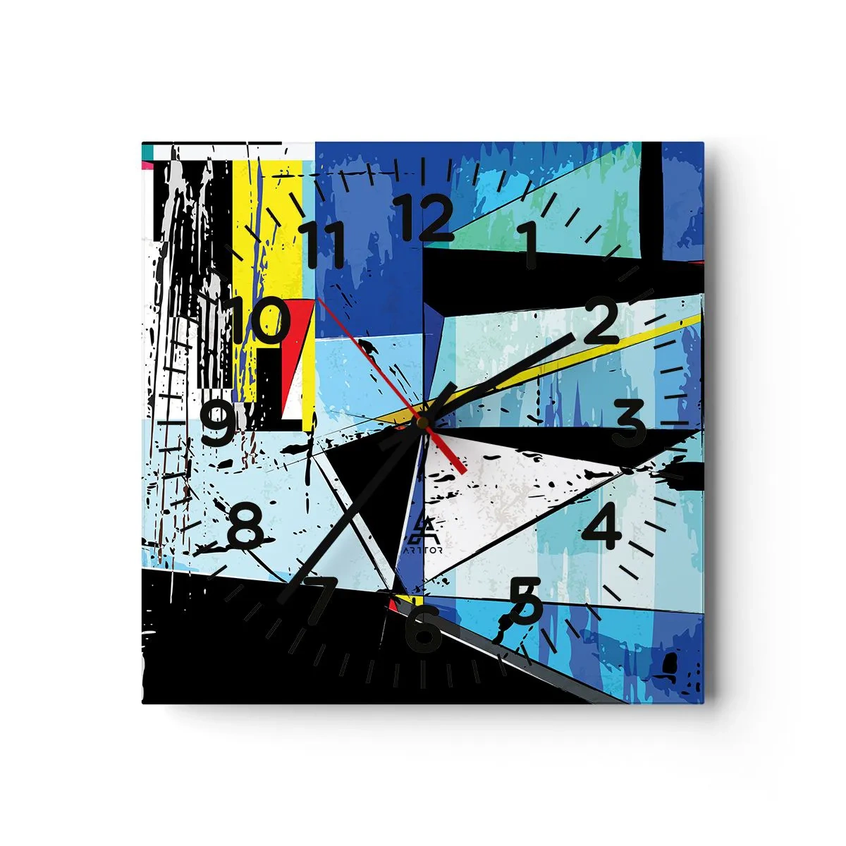 Horloge murale - Pendule murale - Regardez le monde sous un certain angle… - 30x30 cm
