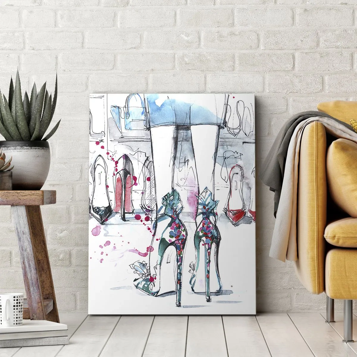 Impression sur toile - Image sur toile - Sésame, ouvre-toi - 55x100 cm