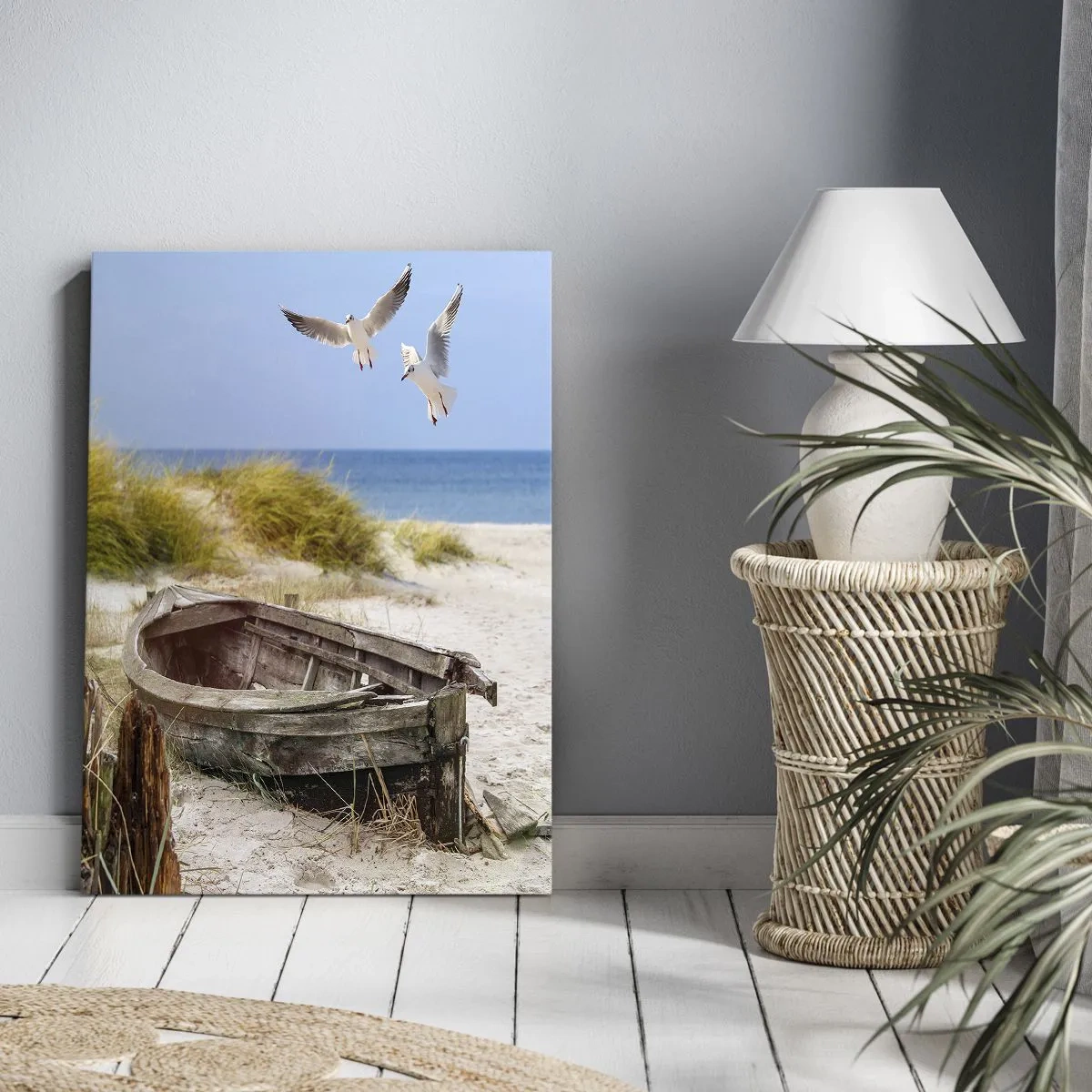 Impression sur toile - Image sur toile - Bain de vent - 45x80 cm