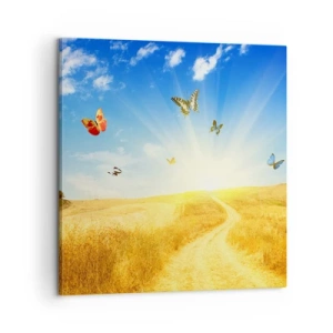 Impression sur toile - Image sur toile - Et comment ne pas aimer l'été ? - 60x60 cm