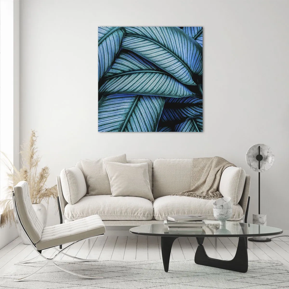 Impression sur verre - Image sur verre - Lignes de vie - 40x40 cm