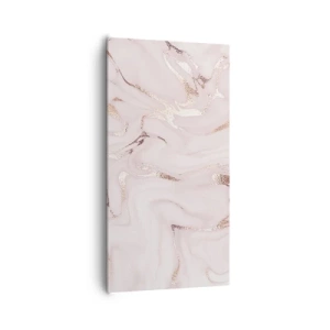 Impression sur toile - Image sur toile - Dans un châle rose - 65x120 cm