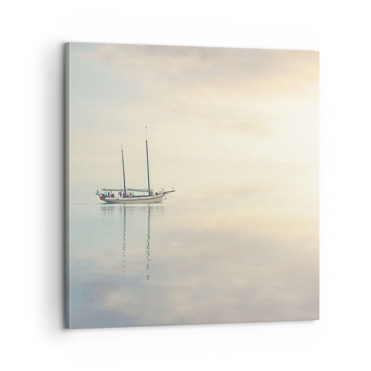 Impression sur toile - Image sur toile - Dans une mer de silence - 60x60 cm