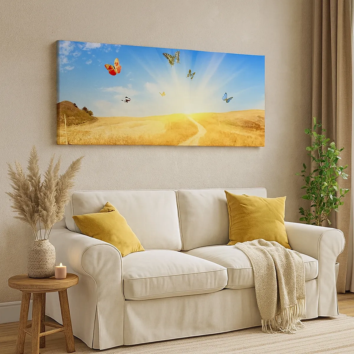 Impression sur toile - Image sur toile - Et comment ne pas aimer l'été ? - 30x30 cm