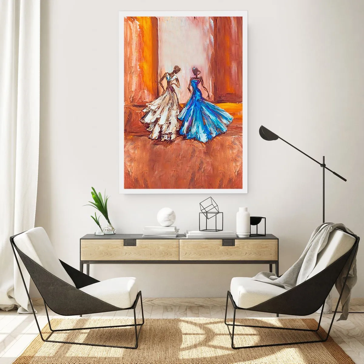 Affiche - Poster - Un duo reconnaissant - 70x100 cm