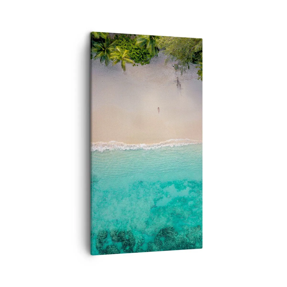 Impression sur toile - Image sur toile - Plage paradisiaque - 45x80 cm