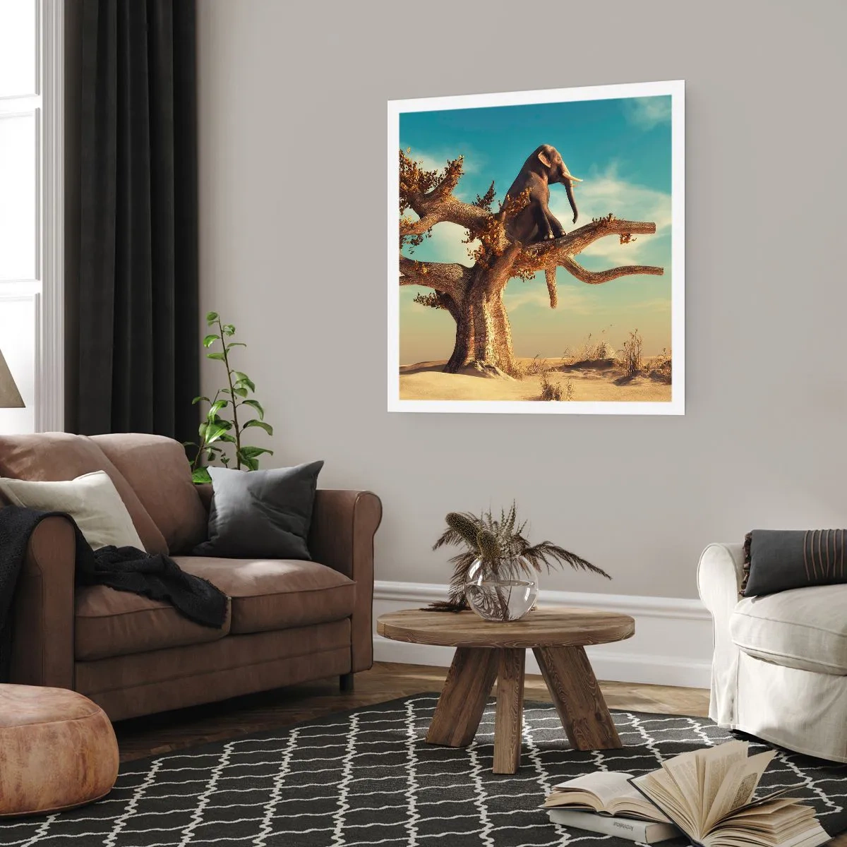 Affiche - Poster - Nouveau point de vue - 30x30 cm