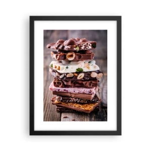 Affiche dans un cadre noir - Poster - Une perspective réjouissante - 30x40 cm