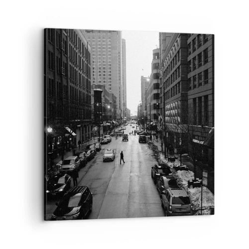 Impression sur toile - Image sur toile - Un autre jour comme tous les autres jours - 50x50 cm