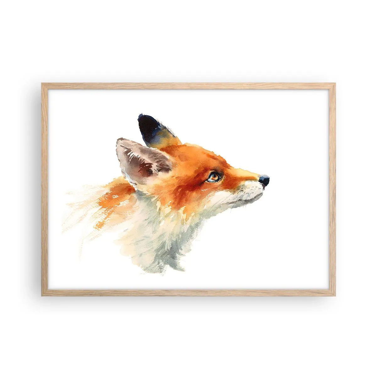 Affiche dans un chêne clair - Poster - Vous ne pouvez jamais être trop prudent - 70x50 cm