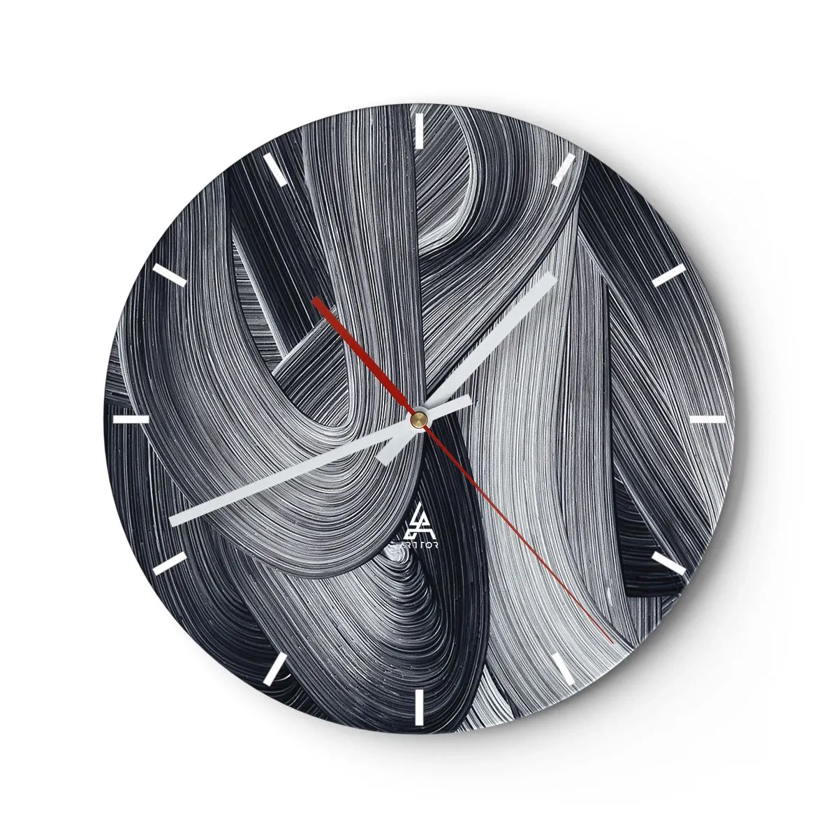 Horloge murale - Pendule murale - La fluidité de la réalité - 40x40 cm