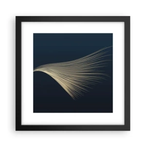 Affiche dans un cadre noir - Poster - Comme les cheveux d'un ange - 30x30 cm