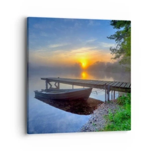 Impression sur toile - Image sur toile - Comment l'ordinaire se transforme en magie - 40x40 cm