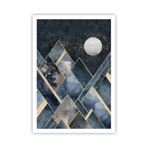 Affiche - Poster - Paysage géométrique - 70x100 cm