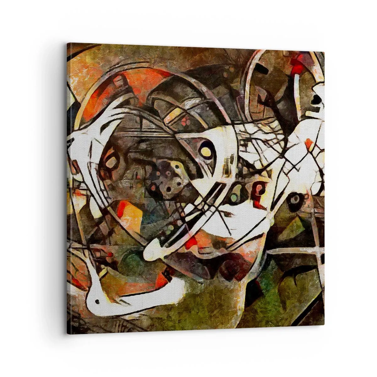 Impression sur toile - Image sur toile - Vous entendez le mouvement ? - 60x60 cm