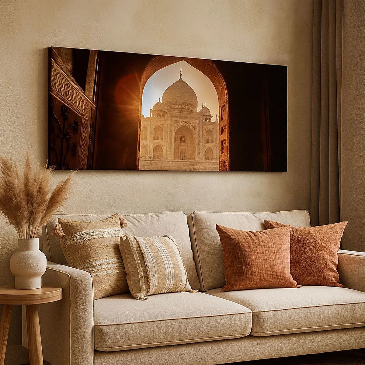 Impression sur toile - Image sur toile - Un monument à l'amour surnaturel - 100x40 cm