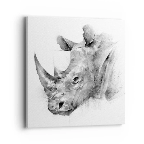 Impression sur toile - Image sur toile - Potrait africain - 40x40 cm