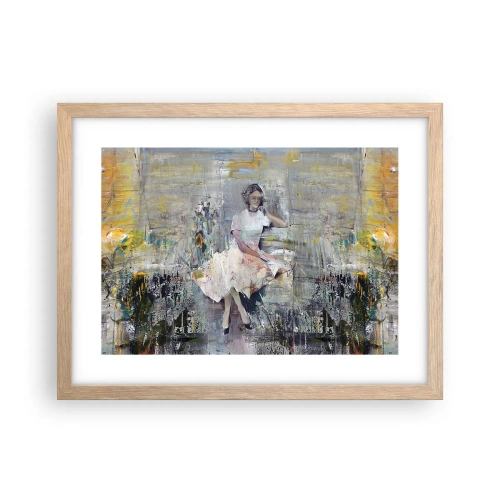 Affiche dans un chêne clair - Poster - Classique et moderne - 40x30 cm