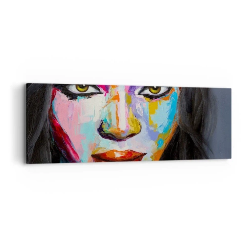 Impression sur toile - Image sur toile - Il est impossible de le quitter les yeux - 90x30 cm