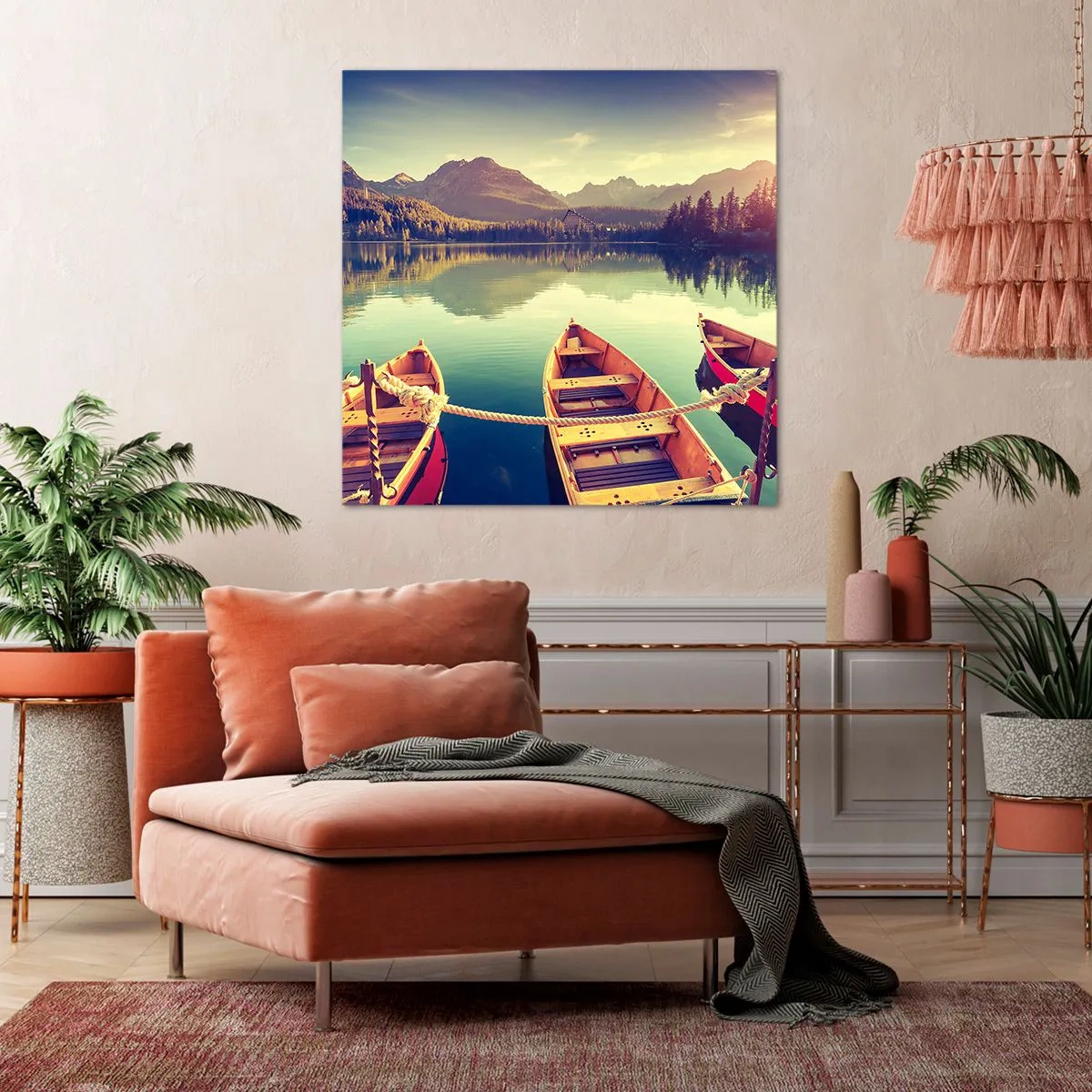 Impression sur toile - Image sur toile - Vivre selon ses règles - 40x40 cm