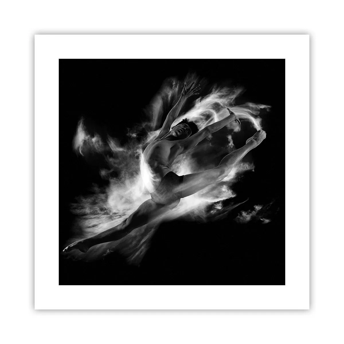 Affiche - Poster - Coincé en l'air - 40x40 cm