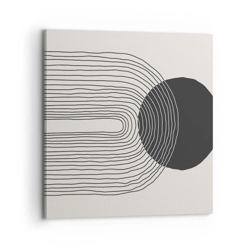 Impression sur toile - Image sur toile - Tremblement et confiance - 70x70 cm