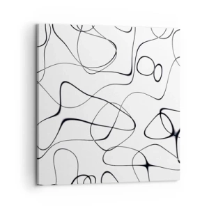 Impression sur toile - Image sur toile - Le chemin de la vie, les voies du hasard - 60x60 cm