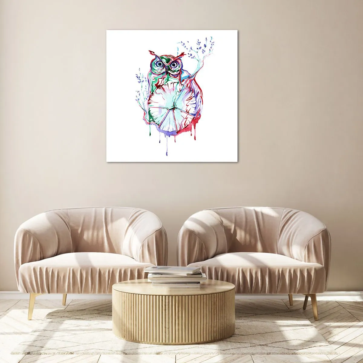 Impression sur verre - Image sur verre - Sage par nature - 40x40 cm