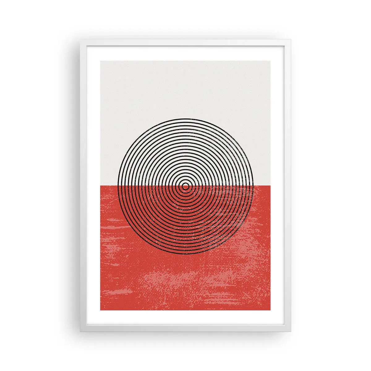 Affiche dans un cadre blanc - Poster - Dans le mille - 50x70 cm