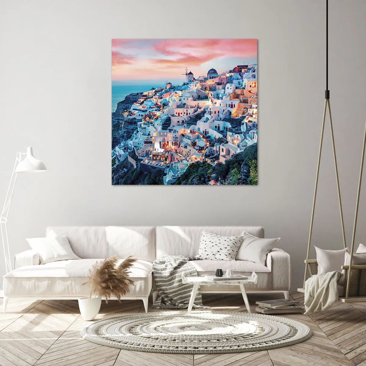 Impression sur toile - Image sur toile - Vos grandes vacances en Grèce - 70x70 cm