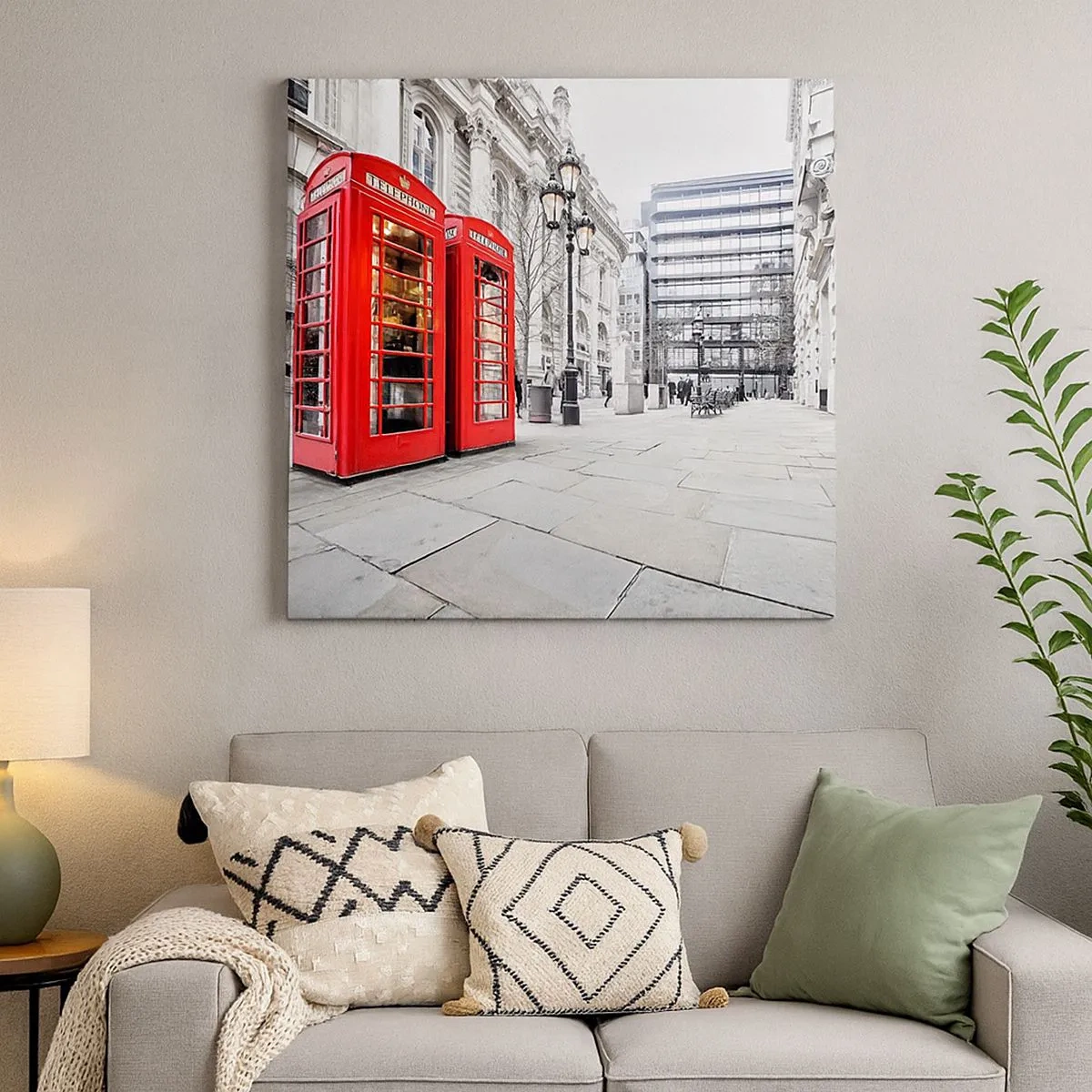 Impression sur toile - Image sur toile - Welcome to London - 30x30 cm
