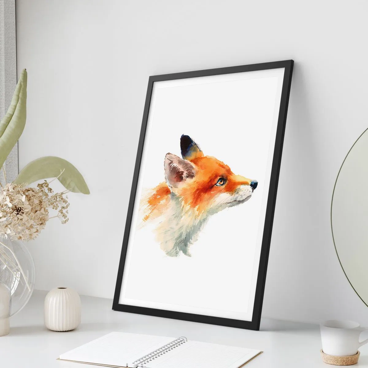 Affiche dans un cadre noir - Poster - Vous ne pouvez jamais être trop prudent - 30x40 cm