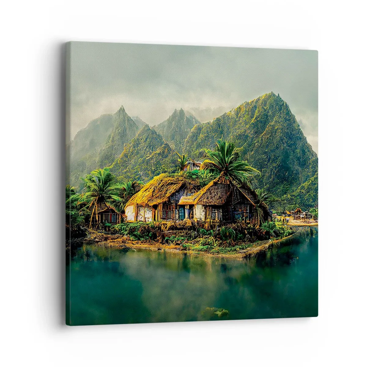 Impression sur toile - Image sur toile - Paradis tropical - 40x40 cm