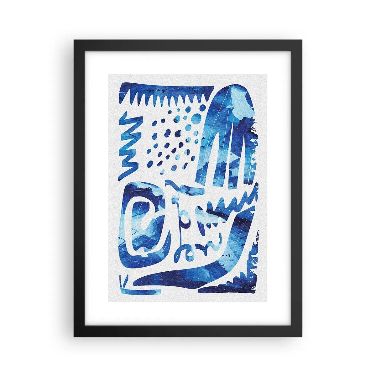 Affiche dans un cadre noir - Poster - Retour aux racines - 30x40 cm