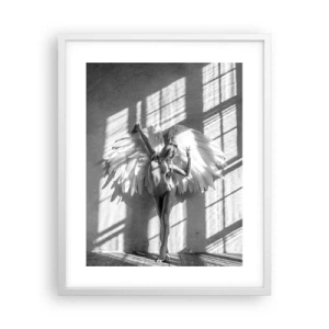 Affiche dans un cadre blanc - Poster - Directement du ciel - 40x50 cm